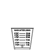 1oz (30ml) Dosage Cup, snaps onto 28mm cap (or 24mm CRC) - 30ml Dosage Cup